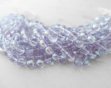 8mm Druk Bead Light Purple AB Alexandrite Smooth Round Glass 0EVE2750